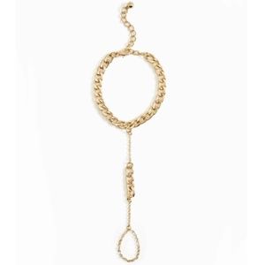 Nasty Gal Missing Link Handpiece Bracelet …